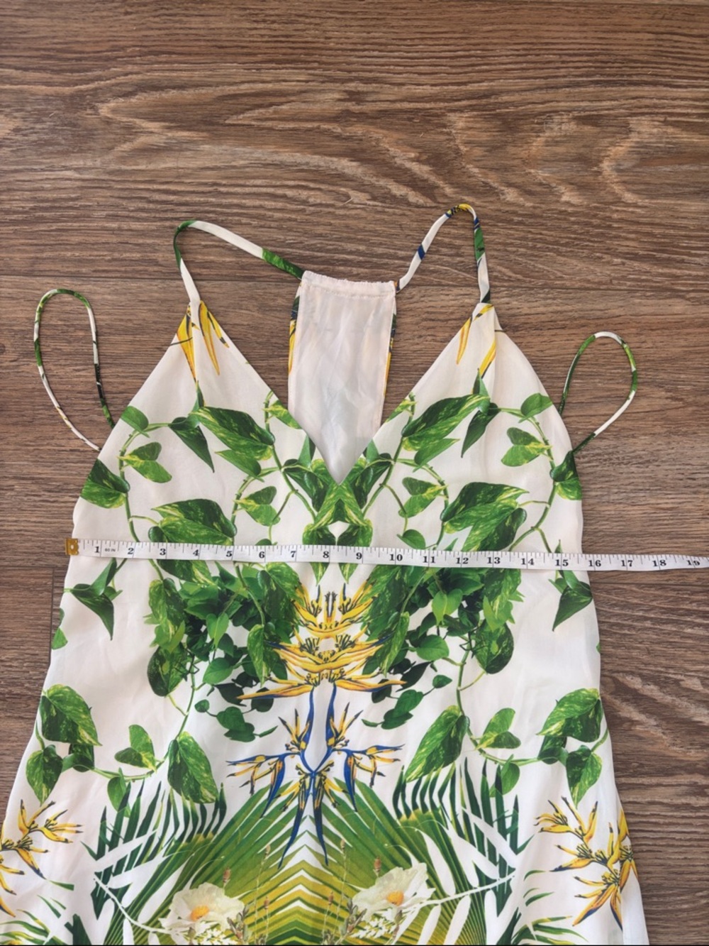 ALICE + OLIVIA Sunburst Palm Y Back Maxi Dress Women's Size Small - Picture 8 of 13